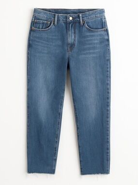 Wit & Wisdom Faded Blue Cropped High-Rise Jeans
